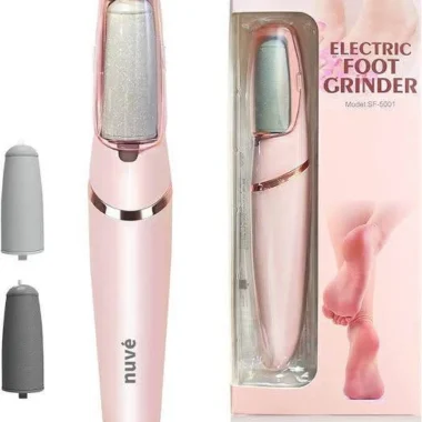 Electric Callus Remover for Feet - 2-in-1 Rechargeable Foot File Pedicure Tool for Dead Skin, Cracked Heels