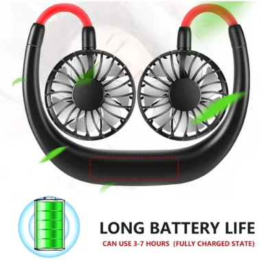 Portable Hanging Neck Fan for Kitchen, Travel & Outdoor