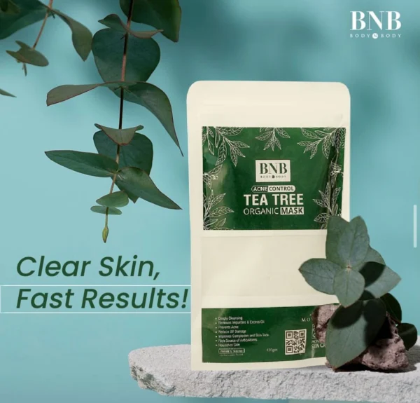 BNB Facial Kits Organic Tea Tree Acne Control 4 in 1 - Image 4