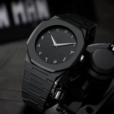 Arabic Black Aura Best Quality Fiber Chain & Dial Water Proof