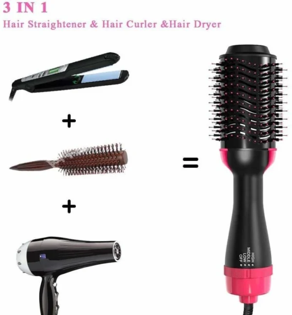Hair Dryer Brush - One Step Hair & Blow Dryer - Hot air brush 3 in 1 one step - Image 2