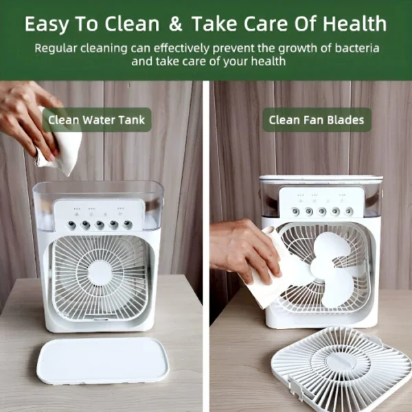 3 In 1 Desk Cooling Fan Spray Fan - Image 5