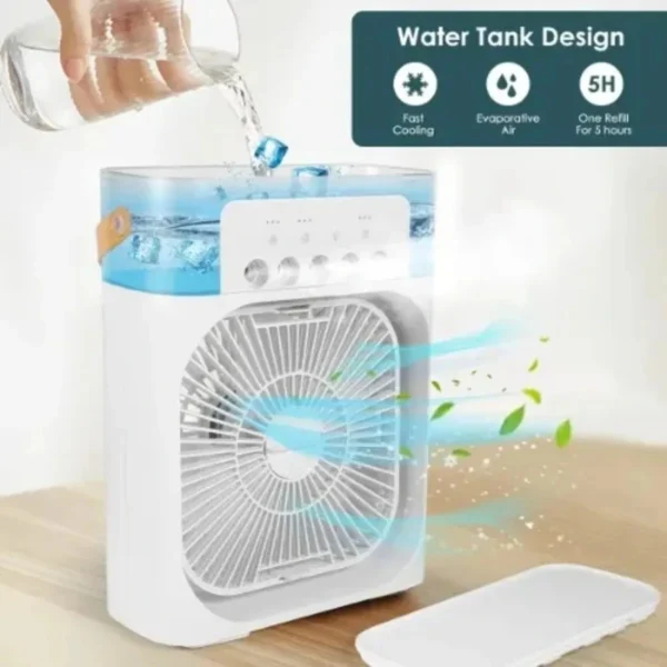 3 In 1 Desk Cooling Fan Spray Fan - Image 2