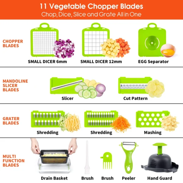 16 in 1 Vegetable Cutter - Image 7