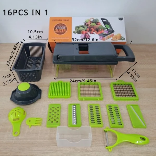 16 in 1 Vegetable Cutter - Image 4
